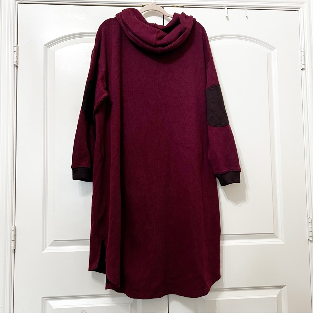 NWT Free People Tomorrows Long Hoodie Sweatshirt Cardigan - Picture 3 of 4